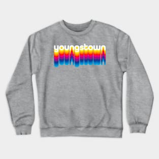 Hometown Pride - Youngstown Ohio - Rainbow Pride graphic Crewneck Sweatshirt